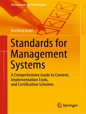 cover image of Standards for Management Systems